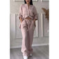 Women's Wide-leg Pants Lace-up Two-piece Suit