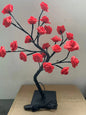 Removable Plastic Base Small Night Lamp Rose Tree