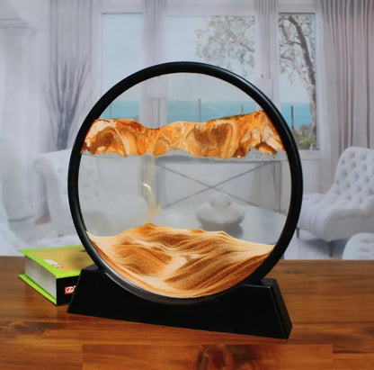 3D Quicksand Hourglass Art